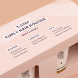 	 Gift Box Moisture | Pretty Curly Girl | Curly girl method approved | Vegan curly hair products | Krullen | Krullend haar | Hydraterende cadeauset voor krullen | Mini curly hair gift set for moisture and definition | Curly girl approved